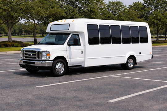 20-passenger minibus available for charter in Taylor, TX