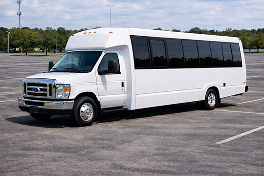25-passenger minibus available for charter in Taylor, TX